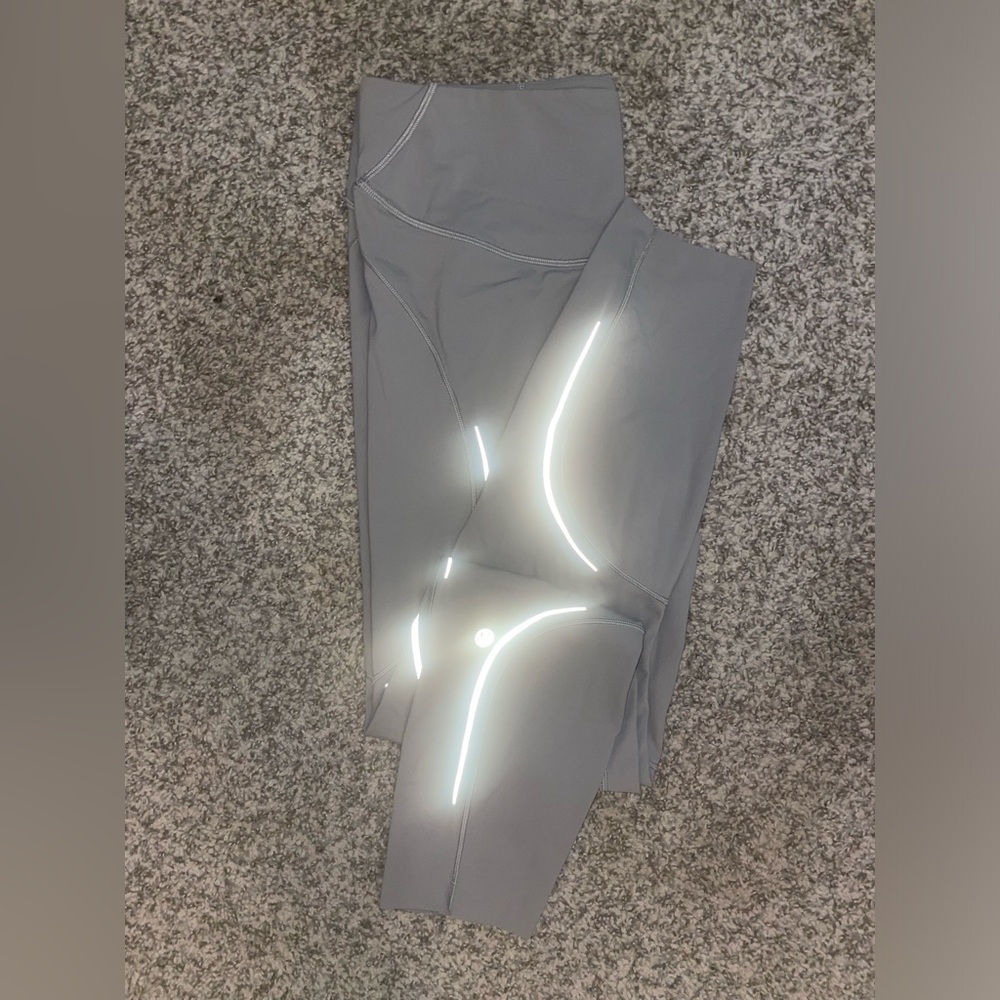 GREY REFLECTIVE LULU LEGGINGS